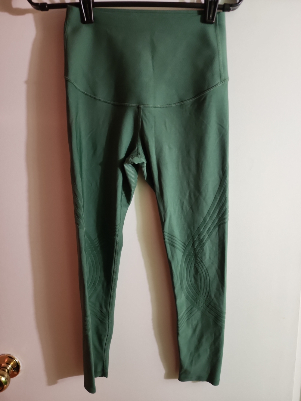 Fanka Body Sculpt Reversable Leggings- Color Green